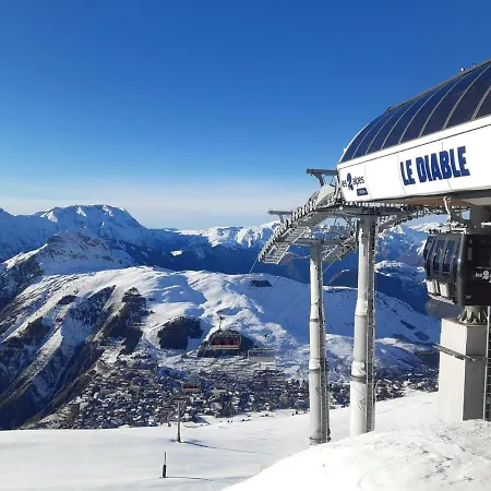 Le Paradis Du Diable 6 Pers 40m2 Pied Des Pistes Et Du Telesiege Du Diable Lägenhet *